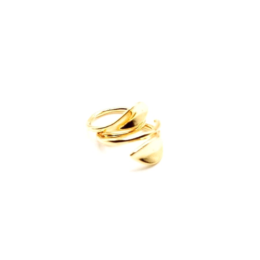 Anillo dorado media luna - foto 1