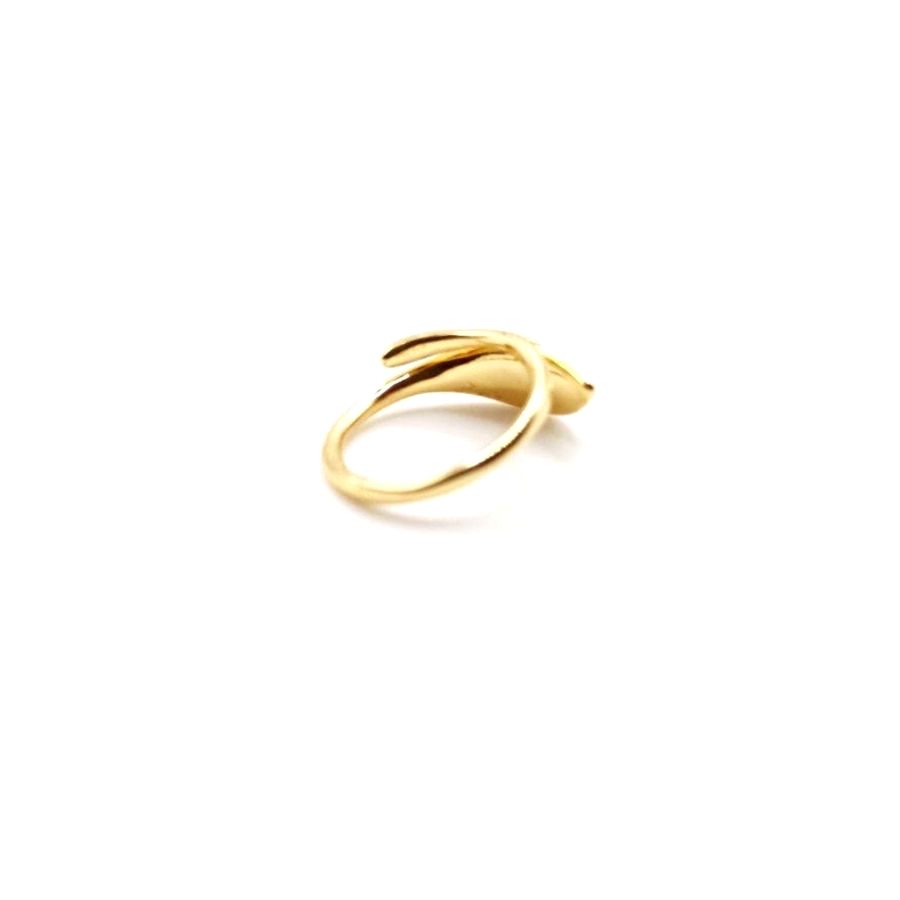 Anillo dorado media luna - foto 2
