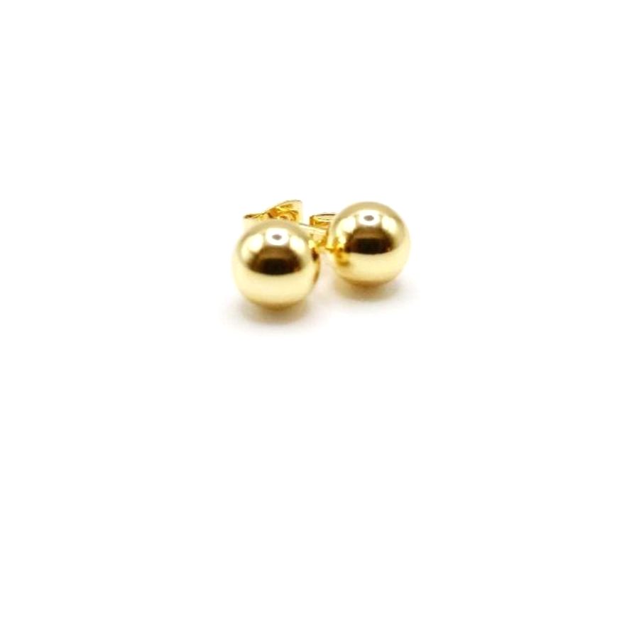 Pendientes esfera dorada - foto 1